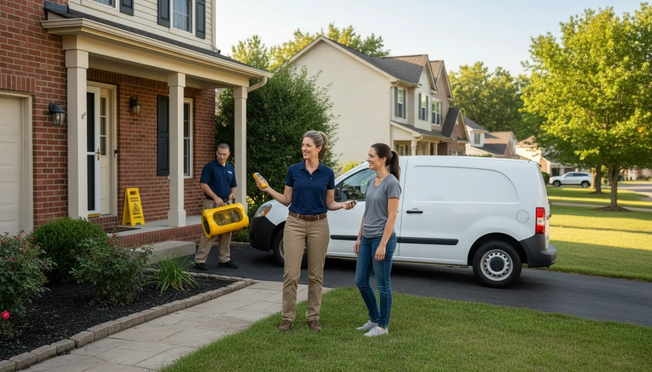 Residential water damage restoration in Tetonia, ID